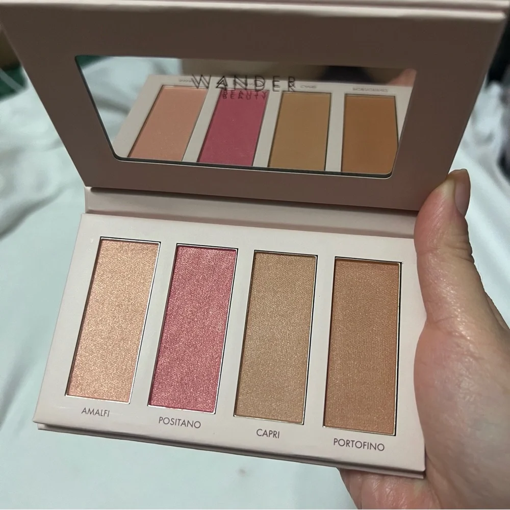 wander beauty riviera blush and bronzer palette FEB sale